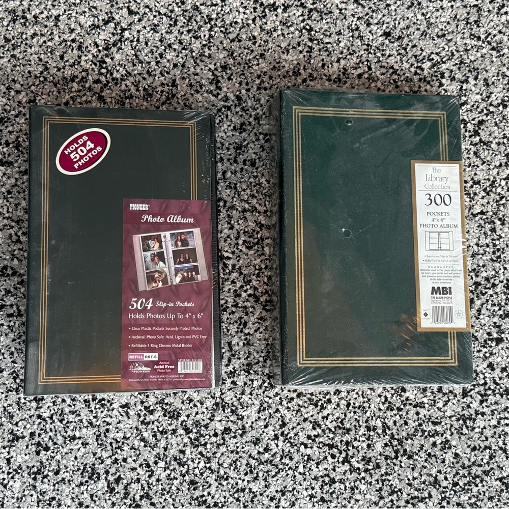 2 4x6 Brand New Photo Albums